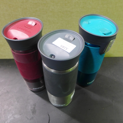 3285 - 3x Contigo Autoseal Mugs (283-404) * This lot is subject to VAT