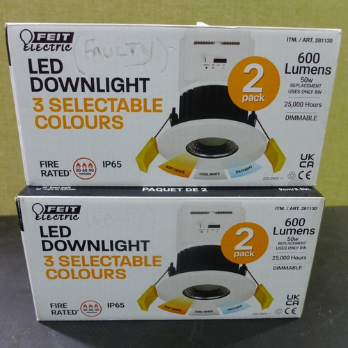 3300 - 2x Feit 3.5 Down Lighter dimmable 4.8w   (283-457) * This lot is subject to VAT