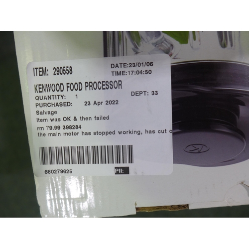 3308 - Kenwood Multipro Food Processor    (283-458) * This lot is subject to VAT