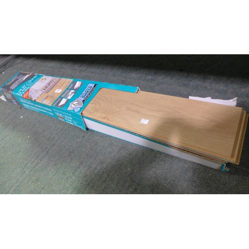 3310 - Pack Of Laminate Light Oak Oslo Flooring (283-460) * This lot is subject to VAT