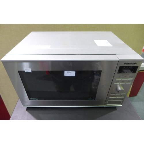 3320 - Panasonic Grill Microwave (model:- NN-GD37HSBPQ ), original RRP £129.99 + VAT (283-453) * This lot i... 