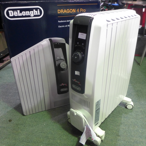 3343 - Delonghi Dragon 4 Pro Radiator (model:- TRDX40820E), original RRP £99.99 + VAT (283-186) * This lot ... 