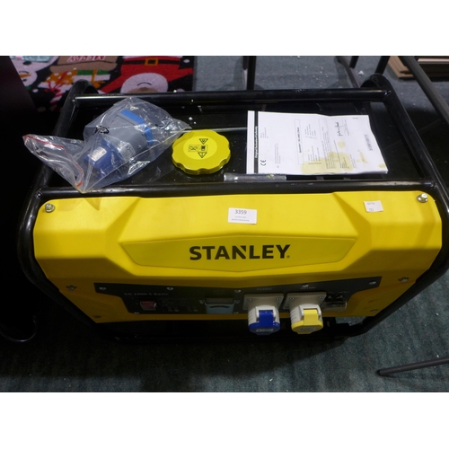 3359 - Stanley Generator (model:- SG2400), original RRP £249.99 + VAT  (283-413) * This lot is subject to V... 