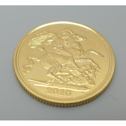 1156 - A 2020 gold sovereign