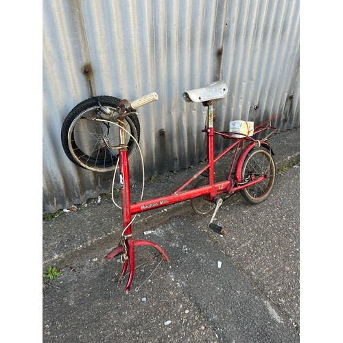 2405 - Moulton mini vintage bicycle with fresh tyres and inner tubes