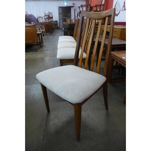 28 - A set of five G-Plan Fresco teak dining chairs