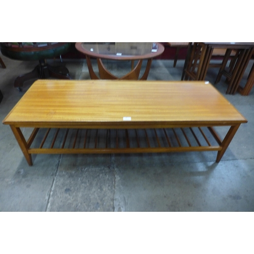 34 - A teak rectangular coffee table