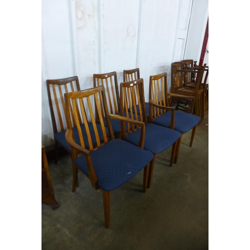 42 - A set of six G-Plan Fresco teak dining chairs