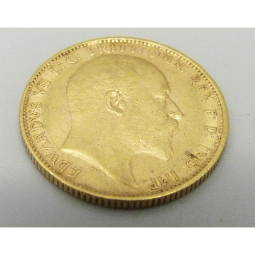 1000 - A 1905 gold sovereign