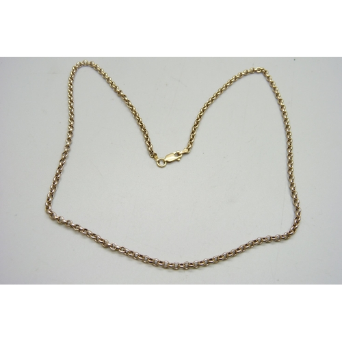 1060 - A 9ct gold chain, 5.4g