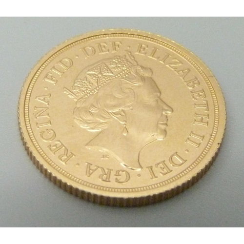 1079 - A 2016 gold sovereign