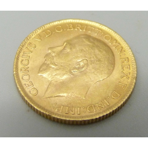 1094 - A 1918 gold sovereign