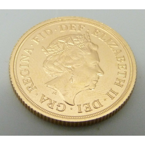 1097 - A 2016 gold sovereign