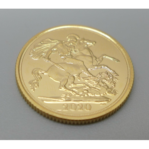 1106 - A 2020 gold sovereign