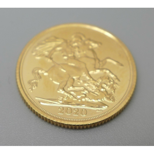 1109 - A 2020 gold sovereign