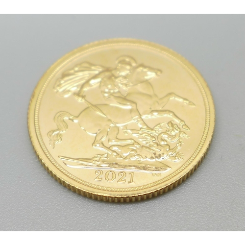 1115 - A 2021 gold sovereign