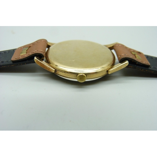 1116 - A 9ct gold Art Deco Rotary wristwatch