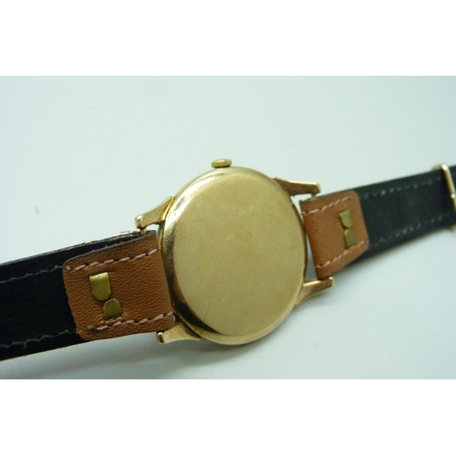 1116 - A 9ct gold Art Deco Rotary wristwatch