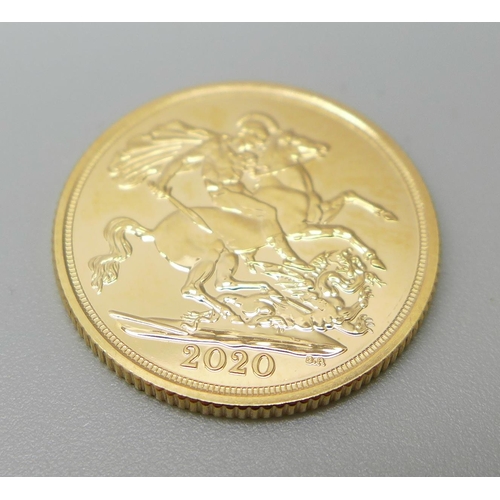 1133 - A 2020 gold sovereign