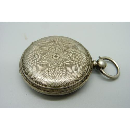 1138 - A silver full hunter pocket watch, John Bennett, maker to the Royal Observatory