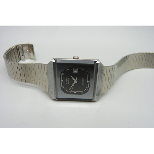 1144 - A Rado Diastar wristwatch on bracelet