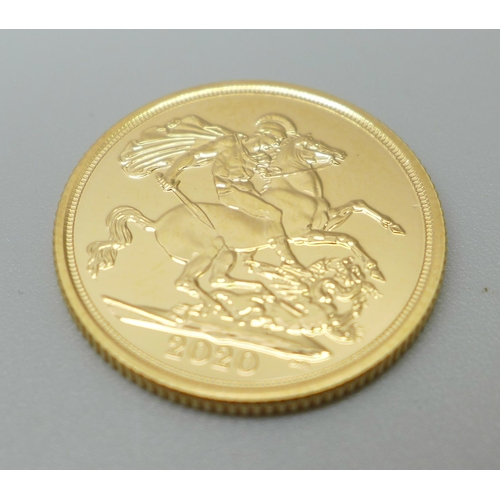 1148 - A 2020 gold sovereign