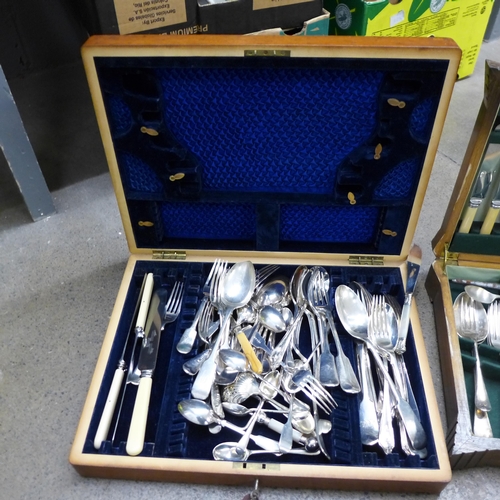 1244 - Two canteens of assorted cutlery **PLEASE NOTE THIS LOT IS NOT ELIGIBLE FOR POSTING AND PACKING**