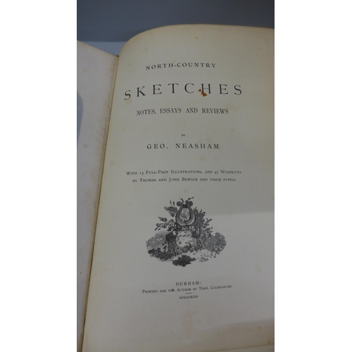 620 - North-Country Sketches; Illustrations and Woodcuts by Thomas and John Beswick, the author George Nea... 