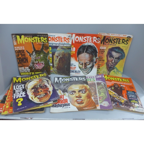 625 - Fifteen Famous Monsters of Filmland magazines