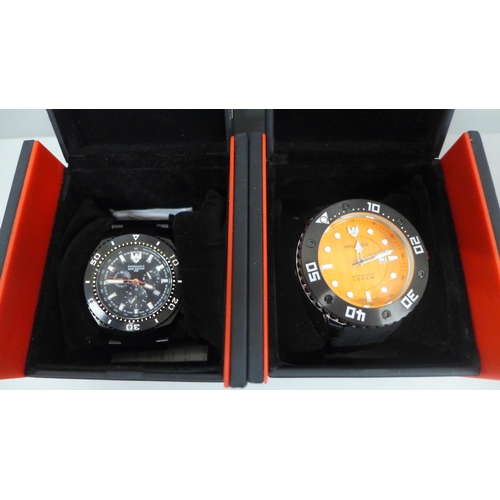 632 - Two Swiss Eagle wristwatches, boxed