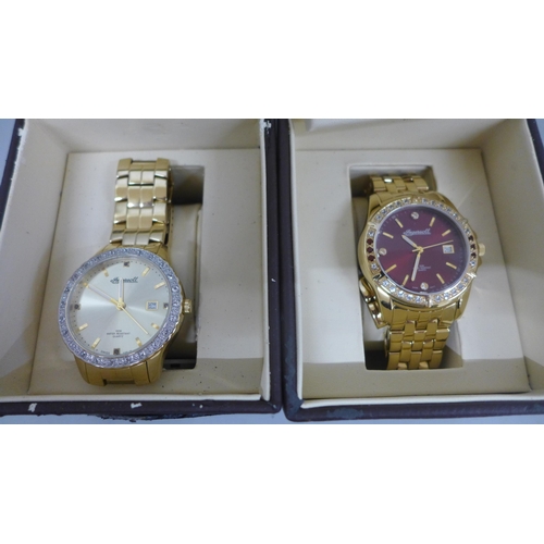 635 - Two Ingersoll Gems wristwatches, boxed