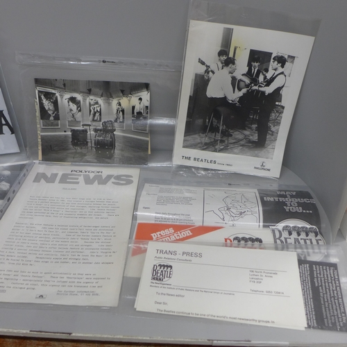 657 - Beatles promotional photographs, etc. (8)