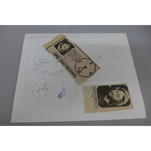 659 - The Beatles John Lennon and Yoko One Apple promotional photo