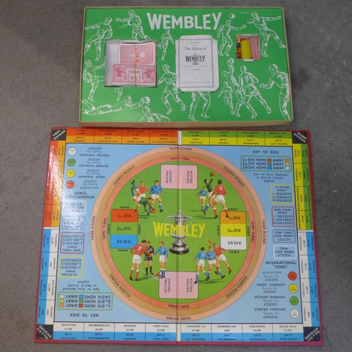 743 - A collection of Subbuteo including team sets, accessories, mat, etc. and a 1970's Wembley game