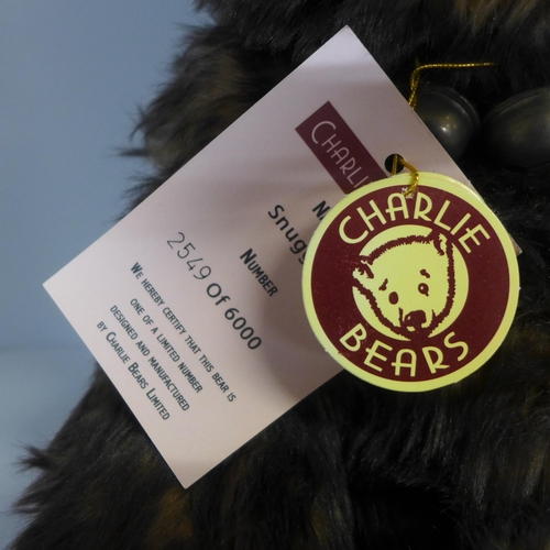 748 - A limited edition Charlie bear, Snuggle, 2549/6000