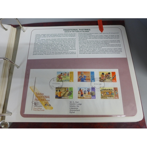 752 - A folio of 36 British Commonwealth first day covers