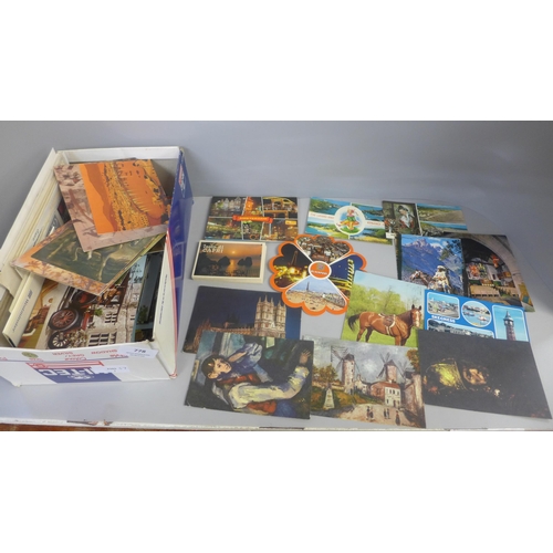 778 - A box of postcards and first day covers