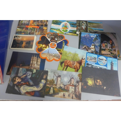 778 - A box of postcards and first day covers