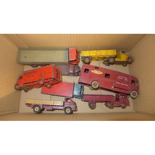 803 - Eight mid-20th Century Dinky Toys die-cast model vehicles