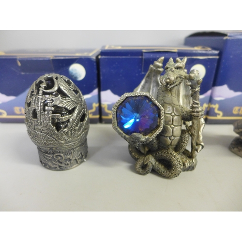 805 - Four Myth and Magic figures, boxed