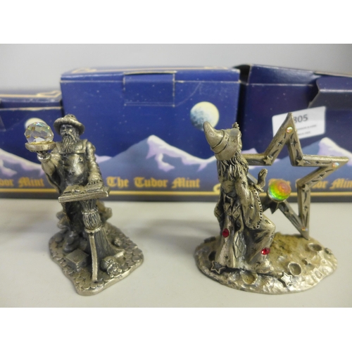 805 - Four Myth and Magic figures, boxed