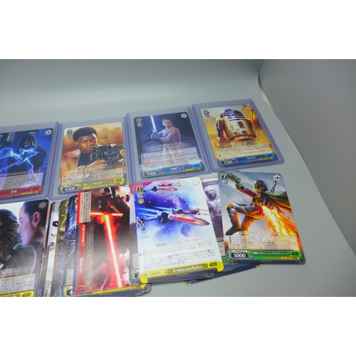 843 - Assorted Star Wars trading cards