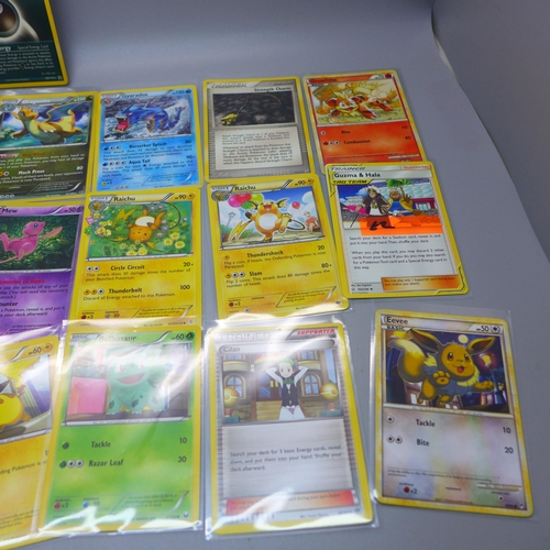 852 - Twenty-two vintage Pokemon cards from various sets