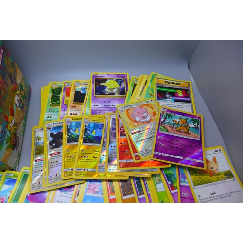 855 - Over 300 Pokemon cards including vintage and holos cards