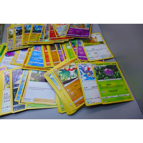 855 - Over 300 Pokemon cards including vintage and holos cards