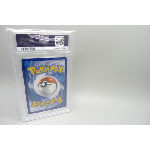 859 - A 2019 graded 10 Wooper holo Hidden Fates Pokemon card