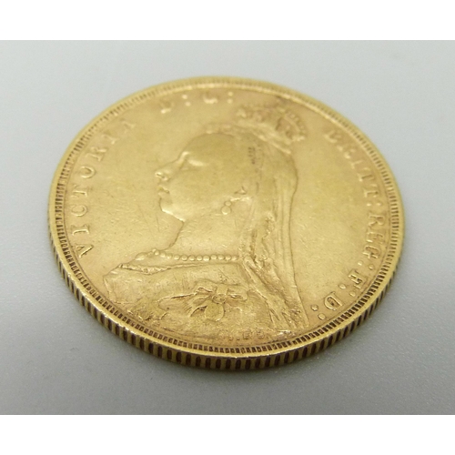 982 - A 1888 gold sovereign