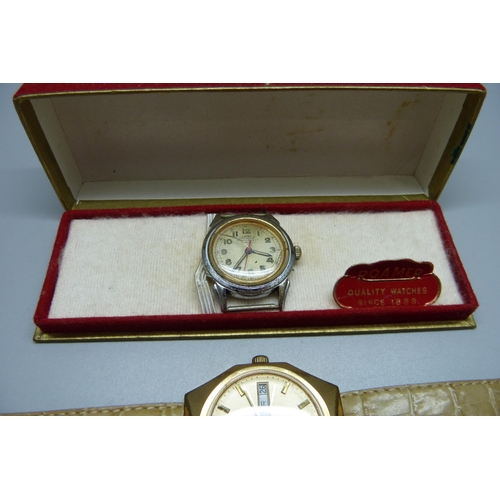 983 - Vintage Roamer, Roamer Popular and Bertmar wristwatches