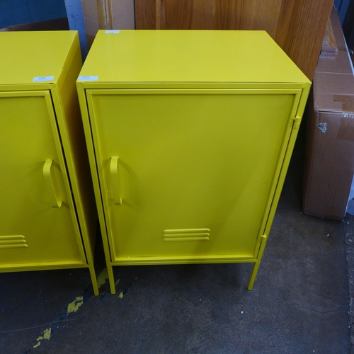 1524 - A yellow industrial style locker