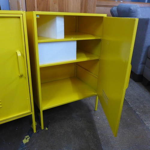 1524 - A yellow industrial style locker